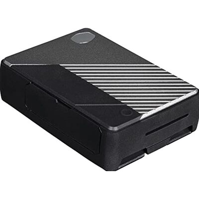 Cooler Master Pi Case 40 V2 Marco Delgado de Aluminio con botón programable, disipador de Calor pasivo Integrado, Puertos Laterales protegidos de TPU, Soportes de Montaje universales, Color Negro Cooler Master Pi Case 40 V2 Marco Delgado de Aluminio con botón programable, disipador de Calor pasivo Integrado, Puertos Laterales protegidos de TPU, Soportes de Montaje universales, Color Negro