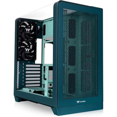 Thermaltake View 390 Air Torre Media ATX 2 Ventiladores 120mm Preinstalados Compatible Radiador 360mm Espacio para GPU 420mm / PSU 200mm USB 3.2 Gen 2 Tipo-C Verde Azulado Transformador Thermaltake View 390 Air Torre Media ATX 2 Ventiladores 120mm Preinstalados Compatible Radiador 360mm Espacio para GPU 420mm / PSU 200mm USB 3.2 Gen 2 Tipo-C Verde Azulado Transformador