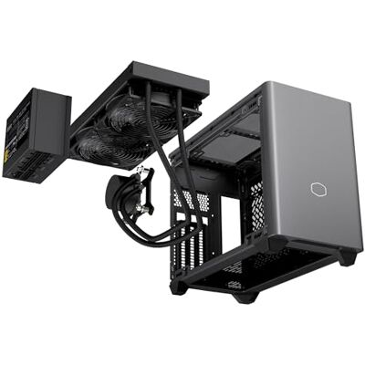 Cooler Master NR200P MAX SFF Small Form Factor Mini-ITX Case, Custom 280mm AIO, 850W SFX Gold PSU, Triple Ranura Vertical Mount GPU, PCIe Gen4 Riser, Tempered Glass or Vented Panel (NR200P-MCNN85-SL0) Cooler Master NR200P MAX SFF Small Form Factor Mini-ITX Case, Custom 280mm AIO, 850W SFX Gold PSU, Triple Ranura Vertical Mount GPU, PCIe Gen4 Riser, Tempered Glass or Vented Panel (NR200P-MCNN85-SL0)