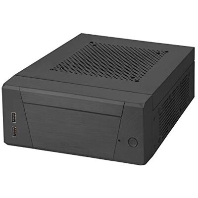Silverstone SST-ML10B Carcasa de Ordenador silenciosa Milo Slim HTPC Mini-ITX, diseño Modular, Incluye Placa de Soporte VESA, Negro Silverstone SST-ML10B Carcasa de Ordenador silenciosa Milo Slim HTPC Mini-ITX, diseño Modular, Incluye Placa de Soporte VESA, Negro