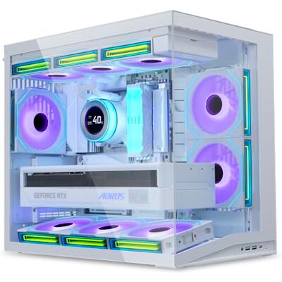 Lian-Li O11 Dynamic Mini V2 Caja PC ATX Cristal Templado, Blanco Lian-Li O11 Dynamic Mini V2 Caja PC ATX Cristal Templado, Blanco