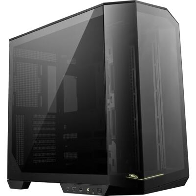 MSI mag PANO 100L PZ Caja para PC ATX Compatible con instalación de Tarjeta gráfica Vertical, Compatible con GPU, Filtro de Polvo, Jaula de Almacenamiento giratoria, Doble Compartimento, USB Tipo MSI mag PANO 100L PZ Caja para PC ATX Compatible con instalación de Tarjeta gráfica Vertical, Compatible con GPU, Filtro de Polvo, Jaula de Almacenamiento giratoria, Doble Compartimento, USB Tipo