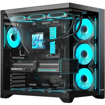 Hiditec H3 Caja PC Gaming ATX USB-C Ventilador ARGB BTF Negra Hiditec H3 Caja PC Gaming ATX USB-C Ventilador ARGB BTF Negra