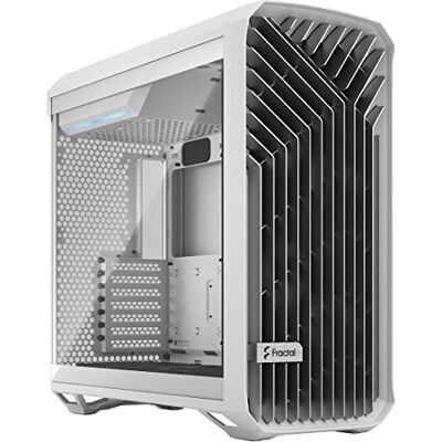 Fractal Design Torrent White E,ATX Tempered Glass Window High,Airflow Mid Tower Computer Case Fractal Design Torrent White E,ATX Tempered Glass Window High,Airflow Mid Tower Computer Case