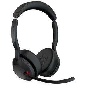 Jabra Evolve2 55 Auriculares Estéreo Inalámbricos con Base de Carga, Tecnología Air Comfort, Micrófonos con Cancelación de Ruido y ANC, para Plataformas UC como Zoom y Google Meet, Negro Jabra Evolve2 55 Auriculares Estéreo Inalámbricos con Base de Carga, Tecnología Air Comfort, Micrófonos con Cancelación de Ruido y ANC, para Plataformas UC como Zoom y Google Meet, Negro