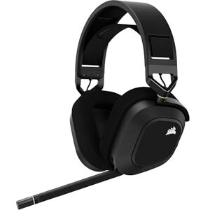 Corsair HS80 RGB Wireless Auriculares Inalámbricos para Juegos Multiplataforma RGB Dolby Atmos Micrófono Omnidireccional Compatible con iCUE PC, Mac, PS5, PS4 Carbono Corsair HS80 RGB Wireless Auriculares Inalámbricos para Juegos Multiplataforma RGB Dolby Atmos Micrófono Omnidireccional Compatible con iCUE PC, Mac, PS5, PS4 Carbono