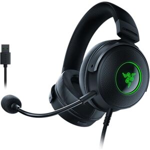 Razer Kraken V3 HyperSense Auriculares Gaming con Cable con Tecnología Háptica (HyperSense, Diafragma 50 mm, Audio Espacial THX, Chroma RGB, Micrófono Retráctil Cardioide) Negro Razer Kraken V3 HyperSense Auriculares Gaming con Cable con Tecnología Háptica (HyperSense, Diafragma 50 mm, Audio Espacial THX, Chroma RGB, Micrófono Retráctil Cardioide) Negro