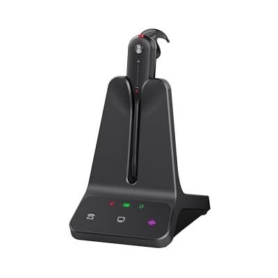Yealink WH63 E2 UC Auricolare Wireless A Clip Musica e Chiamate Nero Yealink WH63 E2 UC Auricolare Wireless A Clip Musica e Chiamate Nero