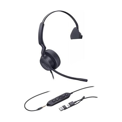 Yealink UH42 SE Mono USB‑C/A Headset Teams – Certificación AI‑Noise‑Cancelling, Altavoz de 35 mm, Control en línea, Auriculares giratorios, Plug and Play, Diadema cómoda para Llamadas Profesionales Yealink UH42 SE Mono USB‑C/A Headset Teams – Certificación AI‑Noise‑Cancelling, Altavoz de 35 mm, Control en línea, Auriculares giratorios, Plug and Play, Diadema cómoda para Llamadas Profesionales