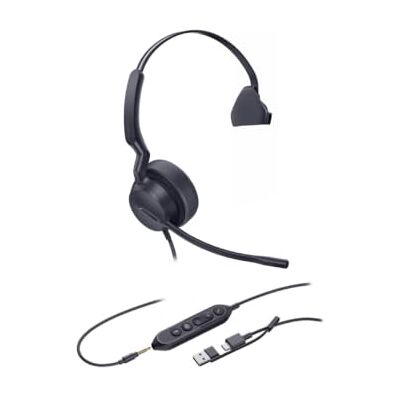 Yealink UH42 SE Mono USB‑C/A Headset Teams – Certificación AI‑Noise‑Cancelling, Altavoz de 35 mm, Control en línea, Auriculares giratorios, Plug and Play, Diadema cómoda para Llamadas Profesionales Yealink UH42 SE Mono USB‑C/A Headset Teams – Certificación AI‑Noise‑Cancelling, Altavoz de 35 mm, Control en línea, Auriculares giratorios, Plug and Play, Diadema cómoda para Llamadas Profesionales