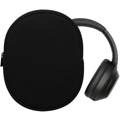 kwmobile Funda Compatible con Sony WH-1000XM4 / WH-1000XM3 / Jabra Evolve 20 Estuche Funda para Auriculares Headset con Cremallera Negro kwmobile Funda Compatible con Sony WH-1000XM4 / WH-1000XM3 / Jabra Evolve 20 Estuche Funda para Auriculares Headset con Cremallera Negro