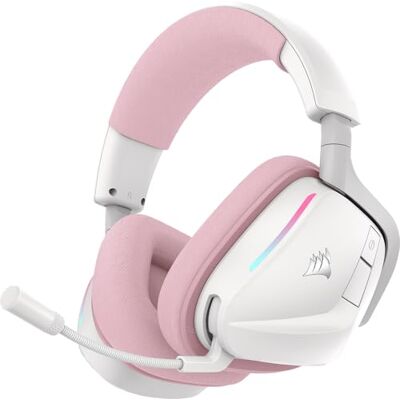 Corsair Void v2 Wireless Auriculares para Juegos con Bluetooth – Rosa Corsair Void v2 Wireless Auriculares para Juegos con Bluetooth – Rosa