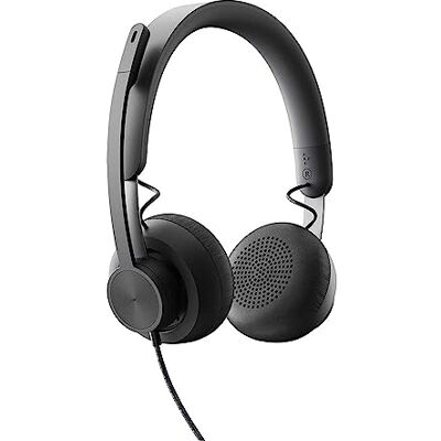 Logitech Zone Wired Headset Auricular Profesional con micrófono cancelador de prestaciones Superiores, conexión por Cable con Conector USB-A y USB-C, Audio de Alta fidelidad, Certificado UC- Grafito Logitech Zone Wired Headset Auricular Profesional con micrófono cancelador de prestaciones Superiores, conexión por Cable con Conector USB-A y USB-C, Audio de Alta fidelidad, Certificado UC- Grafito