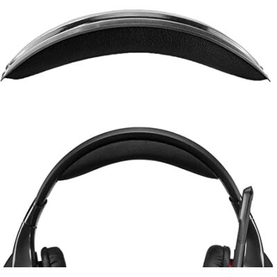 GEEKRIA Almohadilla para Diadema de Cuero con proteína Compatible con Logitech G930, G430, F450, Pieza de reparación de Repuesto (Negro) GEEKRIA Almohadilla para Diadema de Cuero con proteína Compatible con Logitech G930, G430, F450, Pieza de reparación de Repuesto (Negro)