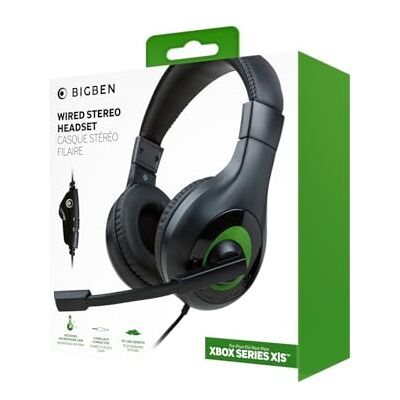 Nacon Auriculares Gaming Estéreo con cable para XBOX X , One y S Negro Ajustables con micrófono incluído y controles integrados. Cable de 120 cm Nacon Auriculares Gaming Estéreo con cable para XBOX X , One y S Negro Ajustables con micrófono incluído y controles integrados. Cable de 120 cm