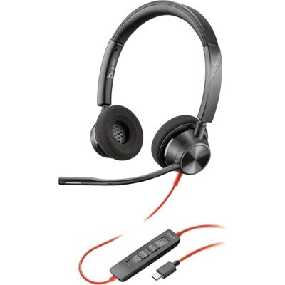 Plantronics Poly BLACKWIRE, 3320, BW3320 USB-C, Adaptador USB C/A, ECOMM Plantronics Poly BLACKWIRE, 3320, BW3320 USB-C, Adaptador USB C/A, ECOMM