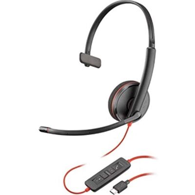 Plantronics Audio BLACKWIRE USB-C Unidad ÚNICA EN Plantronics Audio BLACKWIRE USB-C Unidad ÚNICA EN