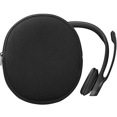 kwmobile Funda Compatible con Logitech H390 Estuche Funda para Auriculares Headset con Cremallera Negro kwmobile Funda Compatible con Logitech H390 Estuche Funda para Auriculares Headset con Cremallera Negro