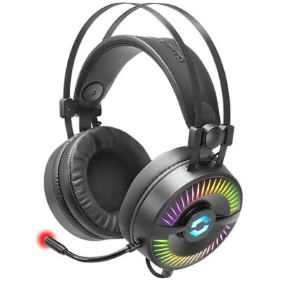 Speedlink Quyre RGB 7.1 Auriculares para Videojuegos con Sonido Envolvente 7.1 (Sonido Personalizable, iluminación RGB con 16.7 Millones de Colores, 20 Hz 100 kHz), Color Negro Speedlink Quyre RGB 7.1 Auriculares para Videojuegos con Sonido Envolvente 7.1 (Sonido Personalizable, iluminación RGB con 16.7 Millones de Colores, 20 Hz 100 kHz), Color Negro