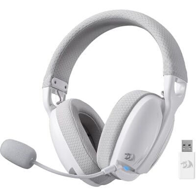 Redragon H878 Auriculares Gaming Inalámbricos 3 Modos Sonido 7.1 40mm Iluminación Azul Diseño Ligero Micrófono Desmontable Multiplataforma PC PS5 PS4 Redragon H878 Auriculares Gaming Inalámbricos 3 Modos Sonido 7.1 40mm Iluminación Azul Diseño Ligero Micrófono Desmontable Multiplataforma PC PS5 PS4