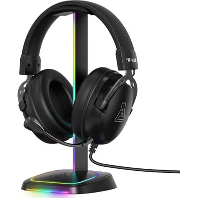 The G-Lab K-Stand Neon RGB Soporte Auriculares Gaming LED Iluminación RGB, Botón ON/OFF, Soporte Cascos Universal, Accesorio Gaming, Compatible PC/PS5/Xbox/Switch The G-Lab K-Stand Neon RGB Soporte Auriculares Gaming LED Iluminación RGB, Botón ON/OFF, Soporte Cascos Universal, Accesorio Gaming, Compatible PC/PS5/Xbox/Switch