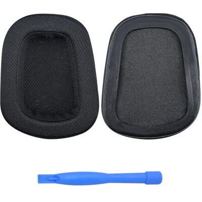 MMOBIEL Almohadillas de Repuesto para Logitech G35, G230, G231, G233, G332, G430, G431, G432, G433, G533, G633, G633S, G635, G930, G933, G933S, G935 Auriculares de – Mesh Fabric Almohadilla – Negro MMOBIEL Almohadillas de Repuesto para Logitech G35, G230, G231, G233, G332, G430, G431, G432, G433, G533, G633, G633S, G635, G930, G933, G933S, G935 Auriculares de – Mesh Fabric Almohadilla – Negro