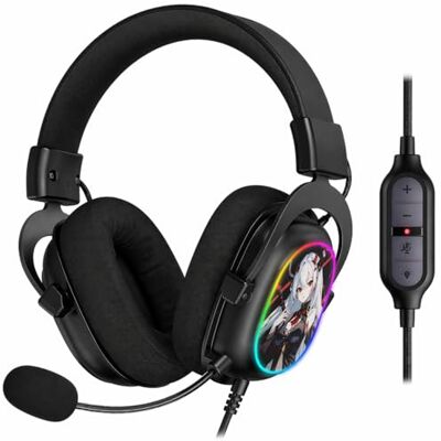 Redragon H510 AK Auriculares Gaming RGB con Cable Sonido 7.1 53MM Almohadillas Espuma Memoria Carcasa Reemplazable Auriculares Multi Plataforma Redragon H510 AK Auriculares Gaming RGB con Cable Sonido 7.1 53MM Almohadillas Espuma Memoria Carcasa Reemplazable Auriculares Multi Plataforma