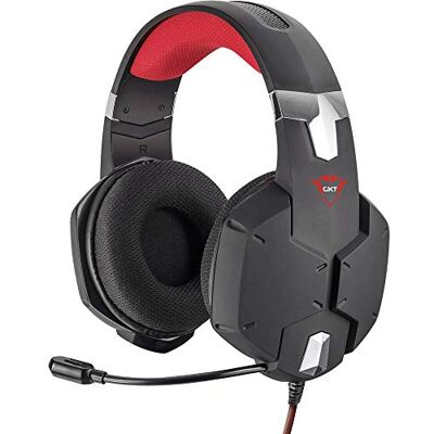 Trust GXT 322 Carus Auriculares Gamer con Micrófono Flexible y Diadema Ajustable, Cable de 1 m, para PS4, PS5, PC, Nintendo Switch, Xbox One, Xbox Series X Negro Trust GXT 322 Carus Auriculares Gamer con Micrófono Flexible y Diadema Ajustable, Cable de 1 m, para PS4, PS5, PC, Nintendo Switch, Xbox One, Xbox Series X Negro
