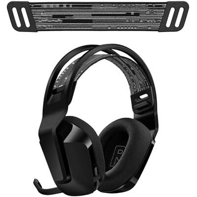 kwmobile Diadema Repuesto Compatible con Logitech G733 / G335 / G535 Diadema Banda de Repuesto para Auriculares de Gaming Headbanda Elástica Negro/Blanco kwmobile Diadema Repuesto Compatible con Logitech G733 / G335 / G535 Diadema Banda de Repuesto para Auriculares de Gaming Headbanda Elástica Negro/Blanco