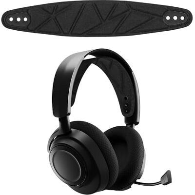 kwmobile Diadema Repuesto Compatible con SteelSeries Arctis Nova Pro/Nova 7P / Nova 7X Diadema Banda de Repuesto para Auriculares de Gaming Headbanda Elástica Negro kwmobile Diadema Repuesto Compatible con SteelSeries Arctis Nova Pro/Nova 7P / Nova 7X Diadema Banda de Repuesto para Auriculares de Gaming Headbanda Elástica Negro