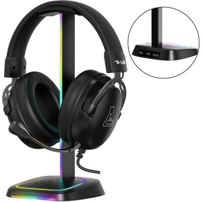 The G-Lab K-Stand Neon RGB HUB – Soporte Auriculares con Iluminación RGB – Soporte Cascos Gaming con HUB USB-A/USB-C y Botón ON/Off Accesorio Gaming para PC PS5 Xbox Switch – Regalo Gamer Nuevo The G-Lab K-Stand Neon RGB HUB – Soporte Auriculares con Iluminación RGB – Soporte Cascos Gaming con HUB USB-A/USB-C y Botón ON/Off Accesorio Gaming para PC PS5 Xbox Switch – Regalo Gamer Nuevo