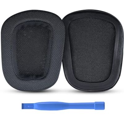 MMOBIEL Almohadillas de Repuesto para Logitech G733 / G335 Lightspeed Wireless Gaming Auriculares de – Mesh Fabric Almohadilla Auriculares Cascos Cojines – Negro MMOBIEL Almohadillas de Repuesto para Logitech G733 / G335 Lightspeed Wireless Gaming Auriculares de – Mesh Fabric Almohadilla Auriculares Cascos Cojines – Negro