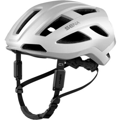 Sena C1 Smart Helmet para Ciclismo con intercomunicador Bluetooth y conectividad con el Smartphone para música, GPS y Llamadas telefónicas Sena C1 Smart Helmet para Ciclismo con intercomunicador Bluetooth y conectividad con el Smartphone para música, GPS y Llamadas telefónicas
