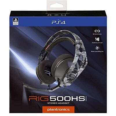 Plantronics Auriculares Gaming Con Licencia Oficial Sony RIG 500HS, Diseño Camuflaje Artístico (PS4, Xbox One, PC, Mac) Plantronics Auriculares Gaming Con Licencia Oficial Sony RIG 500HS, Diseño Camuflaje Artístico (PS4, Xbox One, PC, Mac)