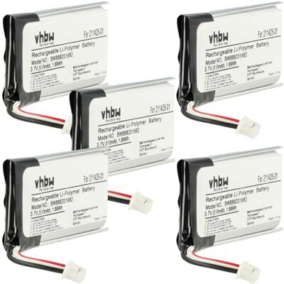 vhbw - Plantronics Savi 8210 - 510 mAh - 3.7 V - Batería vhbw - Plantronics Savi 8210 - 510 mAh - 3.7 V - Batería