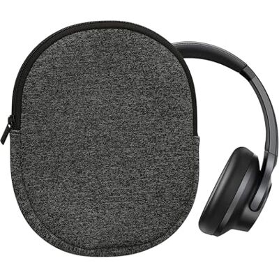 kwmobile Funda Compatible con Headset/Overear Headphone Estuche Funda para Auriculares Headset con Cremallera Antracita/Blanco kwmobile Funda Compatible con Headset/Overear Headphone Estuche Funda para Auriculares Headset con Cremallera Antracita/Blanco