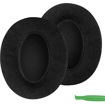GEEKRIA Almohadillas de Repuesto de Velour, compatibles con Sony, SteelSeries Arctis, Turtle Beach, Skullcandy, HyperX y Otros Auriculares supraaurales Grandes o medianos, Cojines (Negro) GEEKRIA Almohadillas de Repuesto de Velour, compatibles con Sony, SteelSeries Arctis, Turtle Beach, Skullcandy, HyperX y Otros Auriculares supraaurales Grandes o medianos, Cojines (Negro)
