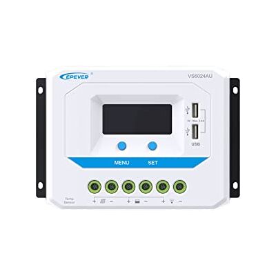 EPEVER VS6024AU - Controlador solar 60A - LCD, USB - 12/24V EPEVER VS6024AU - Controlador solar 60A - LCD, USB - 12/24V