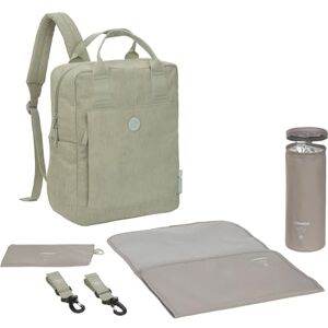Lässig Bolso cambiador Mochila con cambiador, enganche para cochecito y portabiberón Fabricado de forma sostenible/GRE Vividal Backpack Cord light khaki Lässig Bolso cambiador Mochila con cambiador, enganche para cochecito y portabiberón Fabricado de forma sostenible/GRE Vividal Backpack Cord light khaki