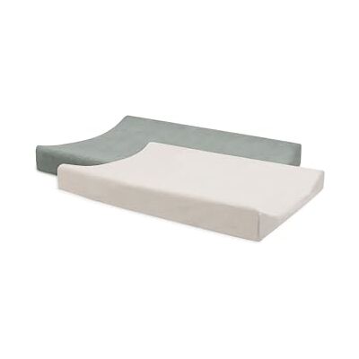 Jollein Funda para Cambiador de Tela de Rizo Sea Green/Ivory Paquete de 2-50x70cm 85% Algodón, 15% Poliéster Certificación Oeko-Tex – Funda para Cambiador Jollein Funda para Cambiador de Tela de Rizo Sea Green/Ivory Paquete de 2-50x70cm 85% Algodón, 15% Poliéster Certificación Oeko-Tex – Funda para Cambiador