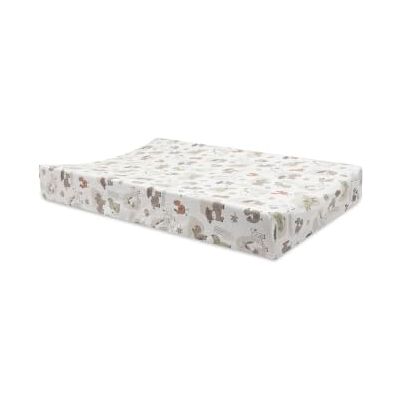 Jollein Funda para cambiador de pañales, 50 x 70 cm, 100% algodón, suave y elástica, diseño de barn buddies Jollein Funda para cambiador de pañales, 50 x 70 cm, 100% algodón, suave y elástica, diseño de barn buddies