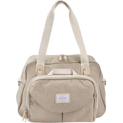 Béaba , Bolso Cambiador Genève II, Modulable, Gran Capacidad, Múltiples Compartimentos, Bolsillo Frontal Extraíble, Comida Isotérmica, Sistema de Fijación al Cochecito, Arcilla Béaba , Bolso Cambiador Genève II, Modulable, Gran Capacidad, Múltiples Compartimentos, Bolsillo Frontal Extraíble, Comida Isotérmica, Sistema de Fijación al Cochecito, Arcilla