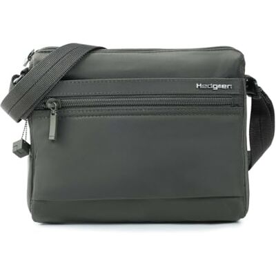 Hedgren bolso bandolera bolso de hombro Inner City Eye Shoulder Bag RFID Black Ink verde oscuro Hedgren bolso bandolera bolso de hombro Inner City Eye Shoulder Bag RFID Black Ink verde oscuro