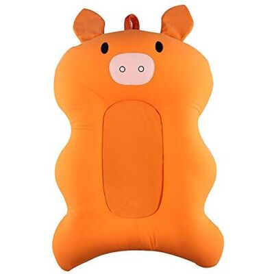 belupai Alfombrilla de baño para bebé recién nacido, plegable, para bañera, asiento de bañera y asiento de bebé(naranja) belupai Alfombrilla de baño para bebé recién nacido, plegable, para bañera, asiento de bañera y asiento de bebé(naranja)