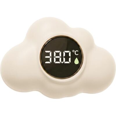 Vistnale Termómetro de agua Termómetro de agua para baño, forma de nube, beige Lectura de temperatura precisa, segura para recién nacidos, ideal para la hora del baño diario Vistnale Termómetro de agua Termómetro de agua para baño, forma de nube, beige Lectura de temperatura precisa, segura para recién nacidos, ideal para la hora del baño diario