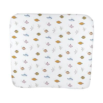 MEYCO Funda para cambiador de bebé, 85 x 75 cm, color mar MEYCO Funda para cambiador de bebé, 85 x 75 cm, color mar