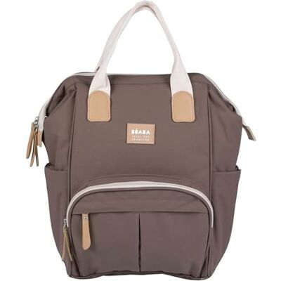 Béaba , Mochila Cambiador para Bebé, Gran capacidad de almacenamiento, Múltiples bolsillos isotérmicos, Cambiador incluido, Gran apertura, Bolsa de Viaje Multifuncional, Bolsa Wellington, Cacao Béaba , Mochila Cambiador para Bebé, Gran capacidad de almacenamiento, Múltiples bolsillos isotérmicos, Cambiador incluido, Gran apertura, Bolsa de Viaje Multifuncional, Bolsa Wellington, Cacao