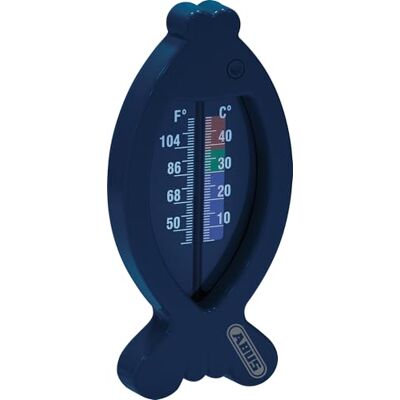 ABUS JC8730 Emil Termómetro de baño para bebé, diseño de pez para la bañera, sin BPA y con Escala de Temperatura marcada por Colores ABUS JC8730 Emil Termómetro de baño para bebé, diseño de pez para la bañera, sin BPA y con Escala de Temperatura marcada por Colores