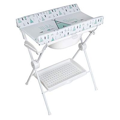 PLASTIMYR LEA Bañera Cambiador Bebé Plegable de Viaje (Mint) PLASTIMYR LEA Bañera Cambiador Bebé Plegable de Viaje (Mint)