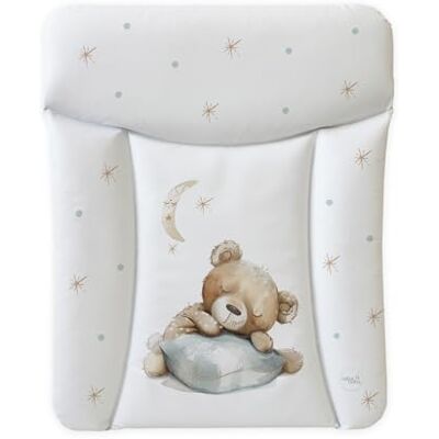 Ceba Baby ® Cambiador Bebe Cambiador suave para bebés Almohadilla cambiadora lavable para Niños y Niñas Certificado Öko-Tex Impermeable 70x50 cm Osito dormido Ceba Baby ® Cambiador Bebe Cambiador suave para bebés Almohadilla cambiadora lavable para Niños y Niñas Certificado Öko-Tex Impermeable 70x50 cm Osito dormido